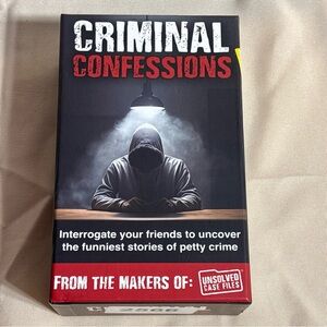 Criminal Confessions Card Game